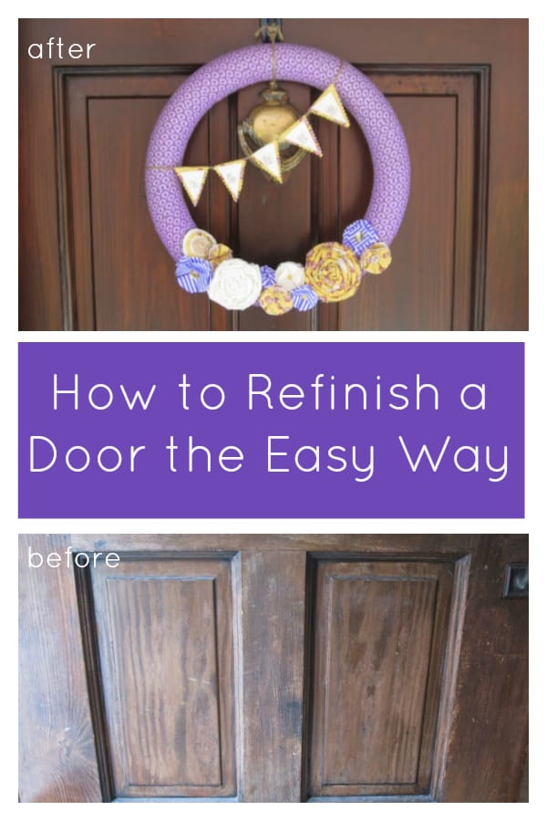 How To Refinish An Exterior Door The Easy Way