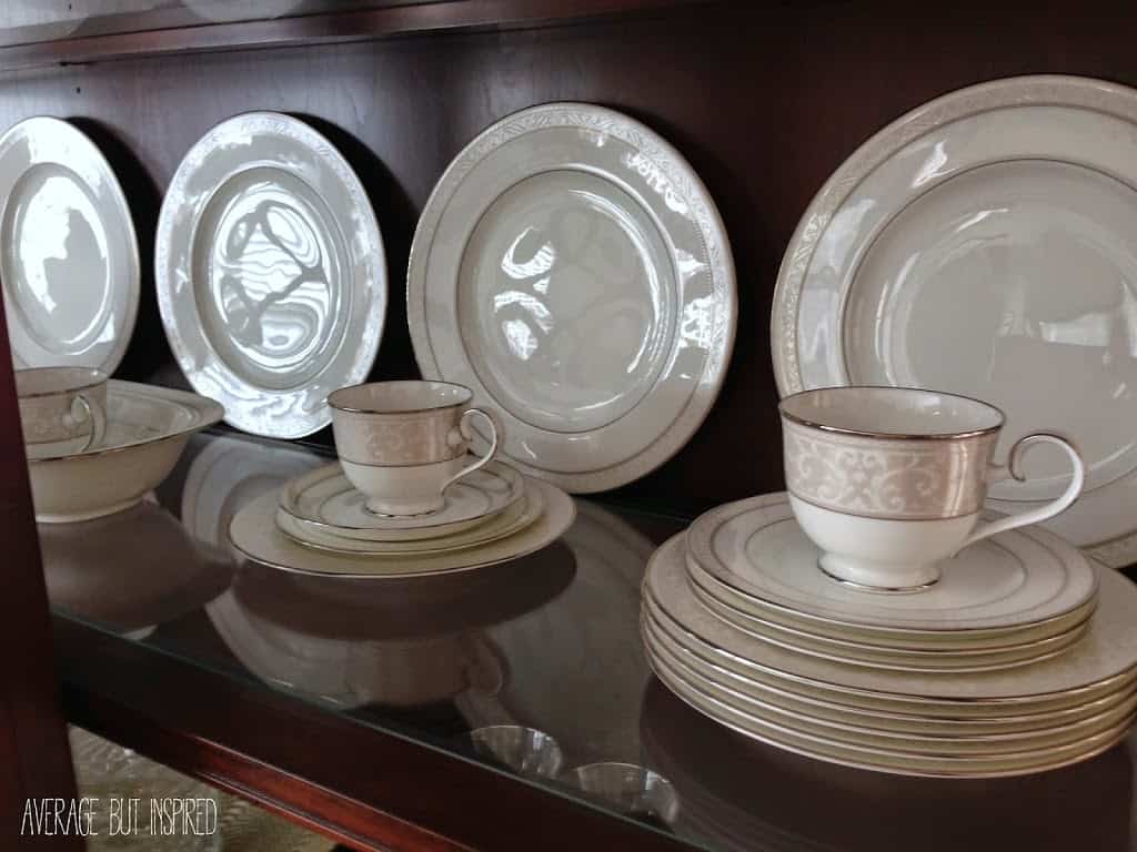 Tips On How To Arrange A China Cabinet Average But Inspired