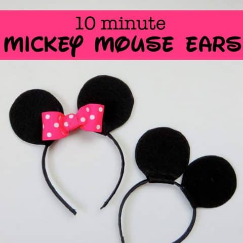 How to Make DIY Mickey or Minnie Mouse Ears