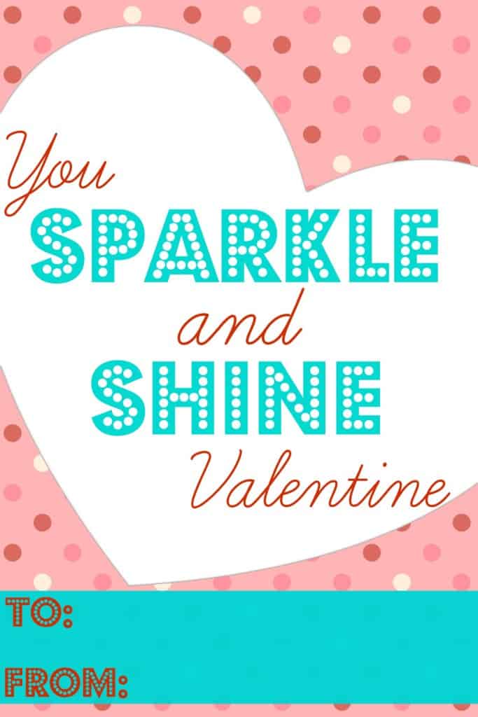 These Free Printable Valentine Cards are so cute! Attach tubes of glitter glue for a fun no-candy Valentine card.