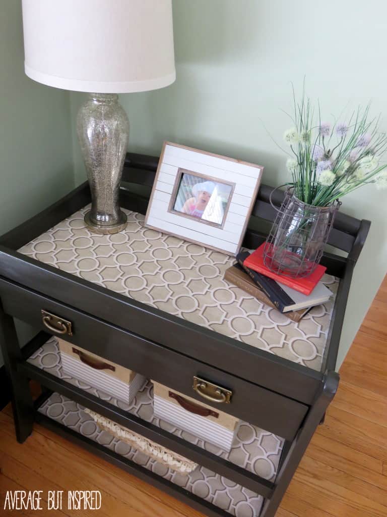 How to Mod Podge Fabric to Wood Furniture