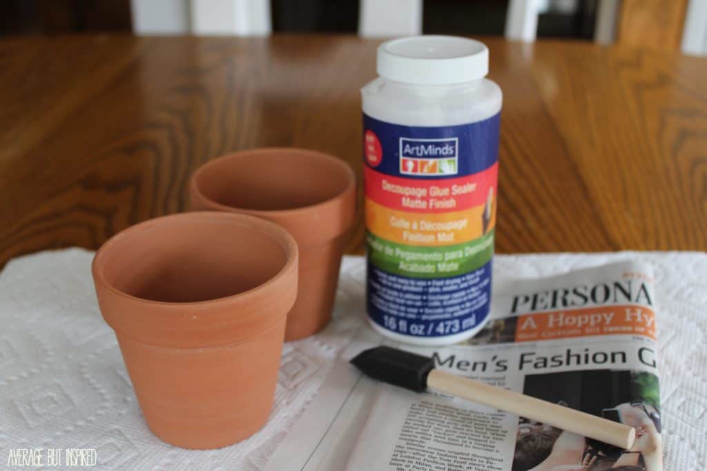 These little newspaper pots are so charming! They make a cute gift, too!