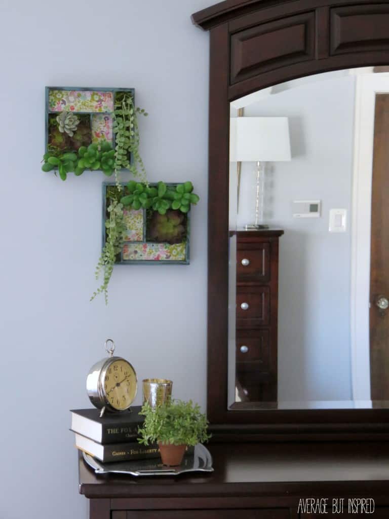 Learn to make a DIY Vertical Wall Planter for your indoor space! It's an easy upcycle project that will add a green touch to your home.