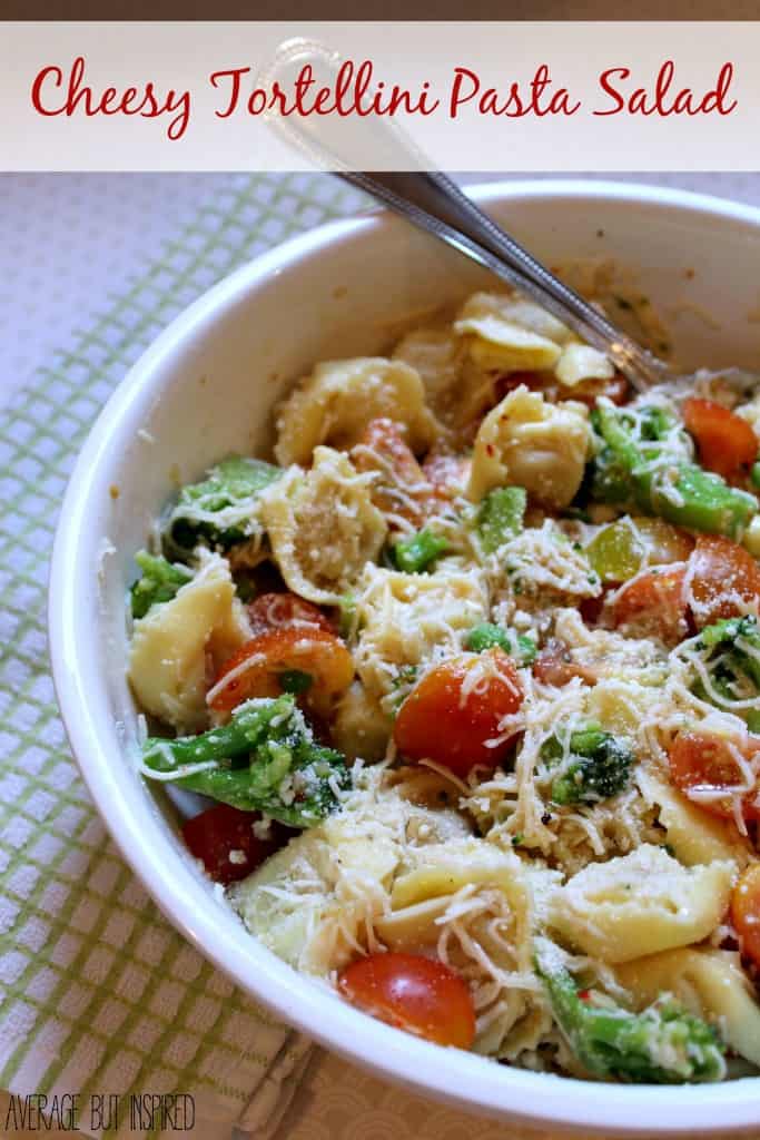 Cheesy Tortellini Pasta Salad