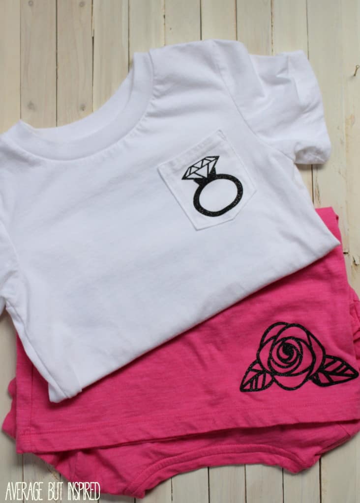 DIY Flower Girl and Ring Bearer T-Shirts