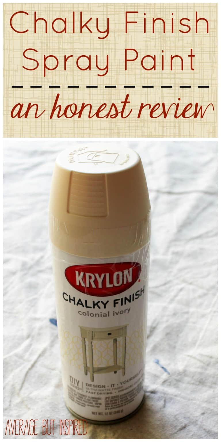 An Unbiased Review of Chalky Finish Spray Paint