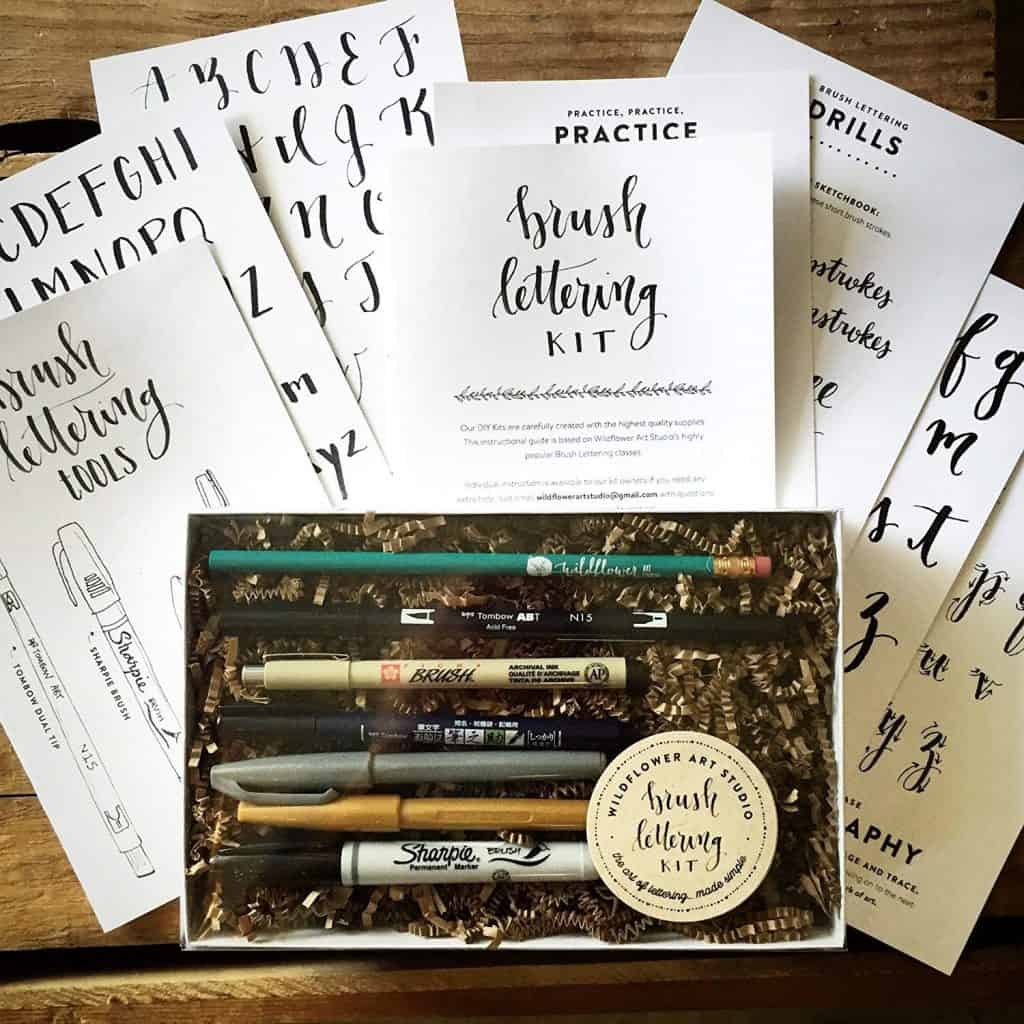 Crafters Brush Lettering Kit