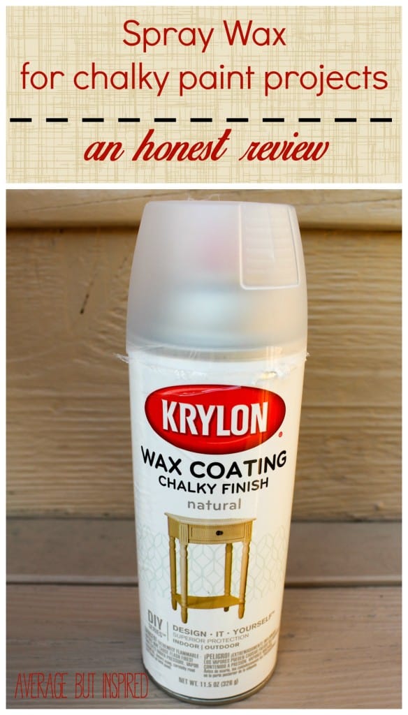 Did you know there is a spray wax product for finishing your chalky finish paint projects? I tested it out and find out if I think it's a yay or a nay!