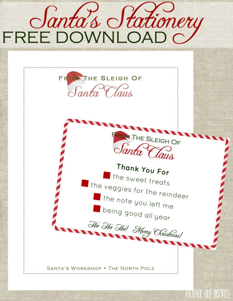 Free Printable Christmas Writing Paper Stationery