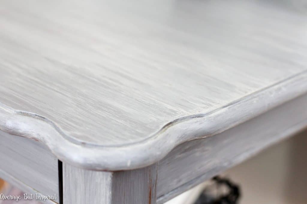 Learn how to give an old piece of furniture new life by giving it a weathered wood look with paint!