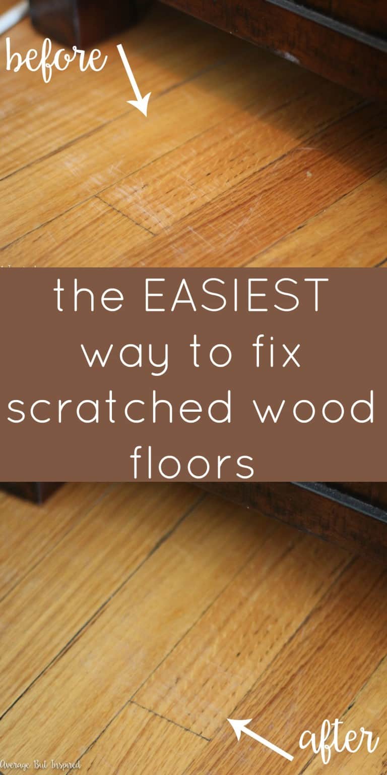 The Easiest Hardwood Floor Scratch Repair Average But Inspired
