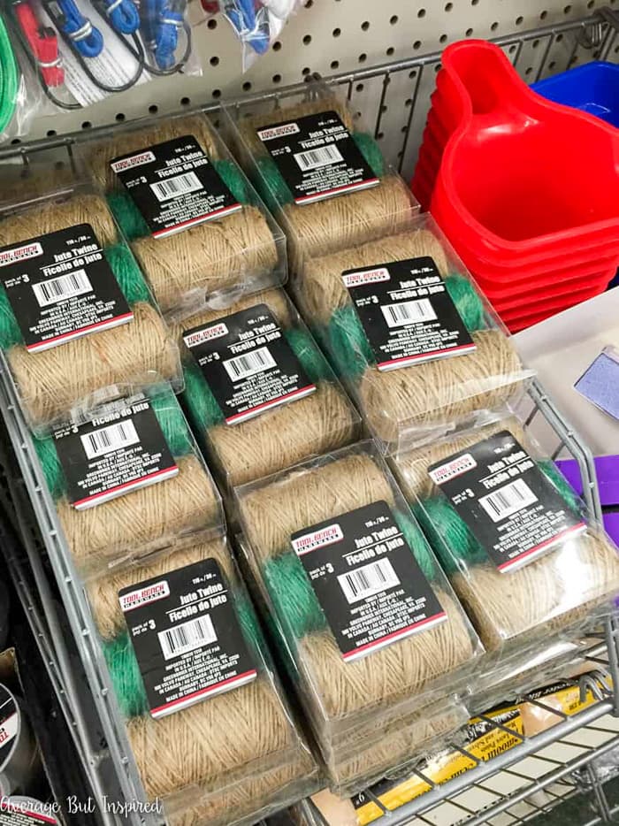 Twine is one of the best Dollar Tree craft supplies!  This post gives you ten craft supplies you should be buying at Dollar Tree.  Hopefully it will save you a lot of money on your next project. 