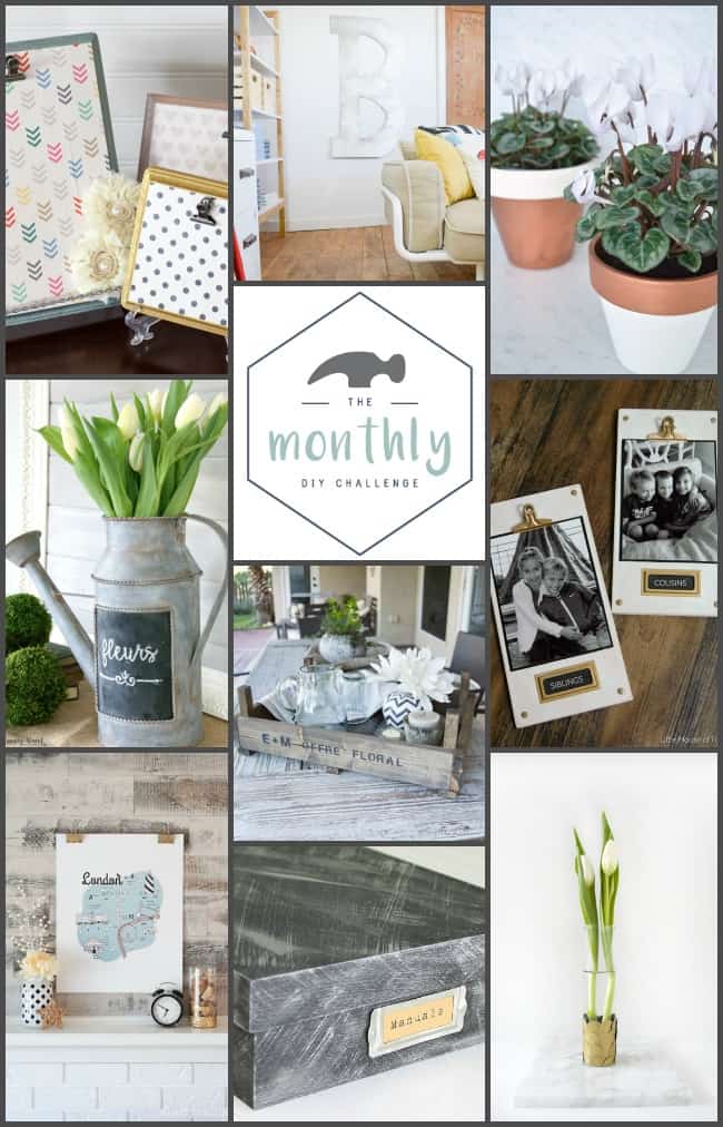 Check out how 9 crafty bloggers used metallic paint in these amazing and easy projects!