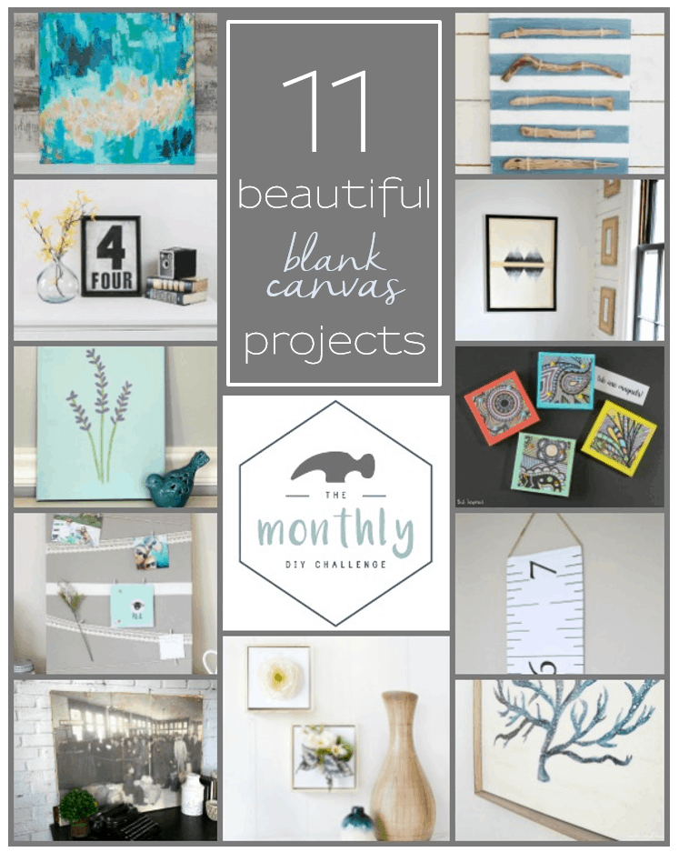 11 great ideas for how to use a blank canvas to beautify your space!