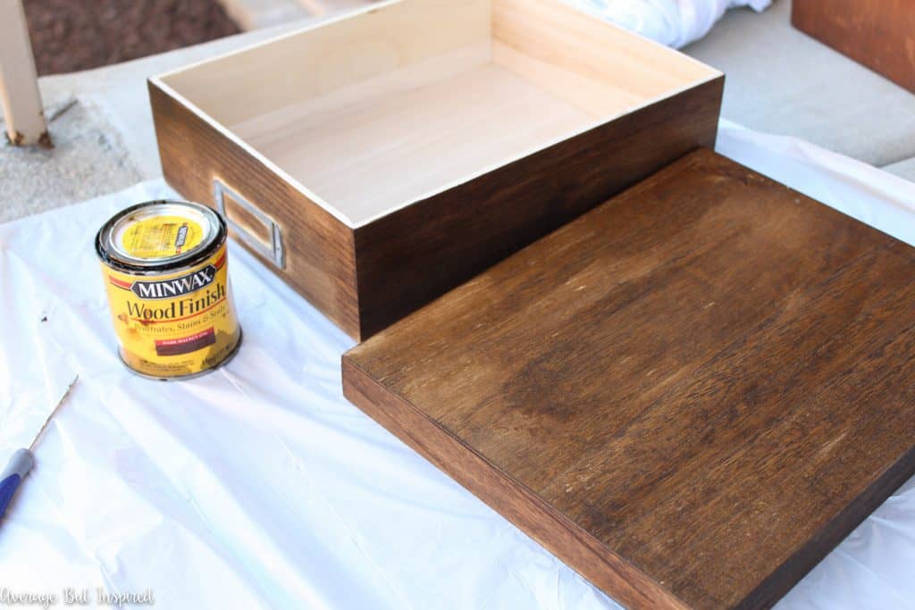 A Memory Box is a great DIY Father's Day Gift! It's a wonderful place for dads to store the treasures their kids make for, and give to, them. Plus it's simple to make and inexpensive!