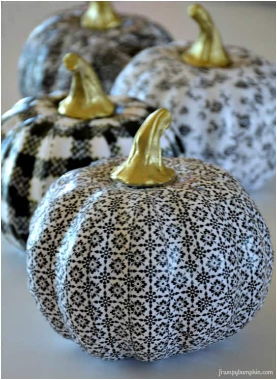 Paper Covered Pumpkins from Paint a Sign