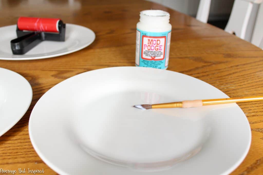 Dollar Store DIY Decorative Plates