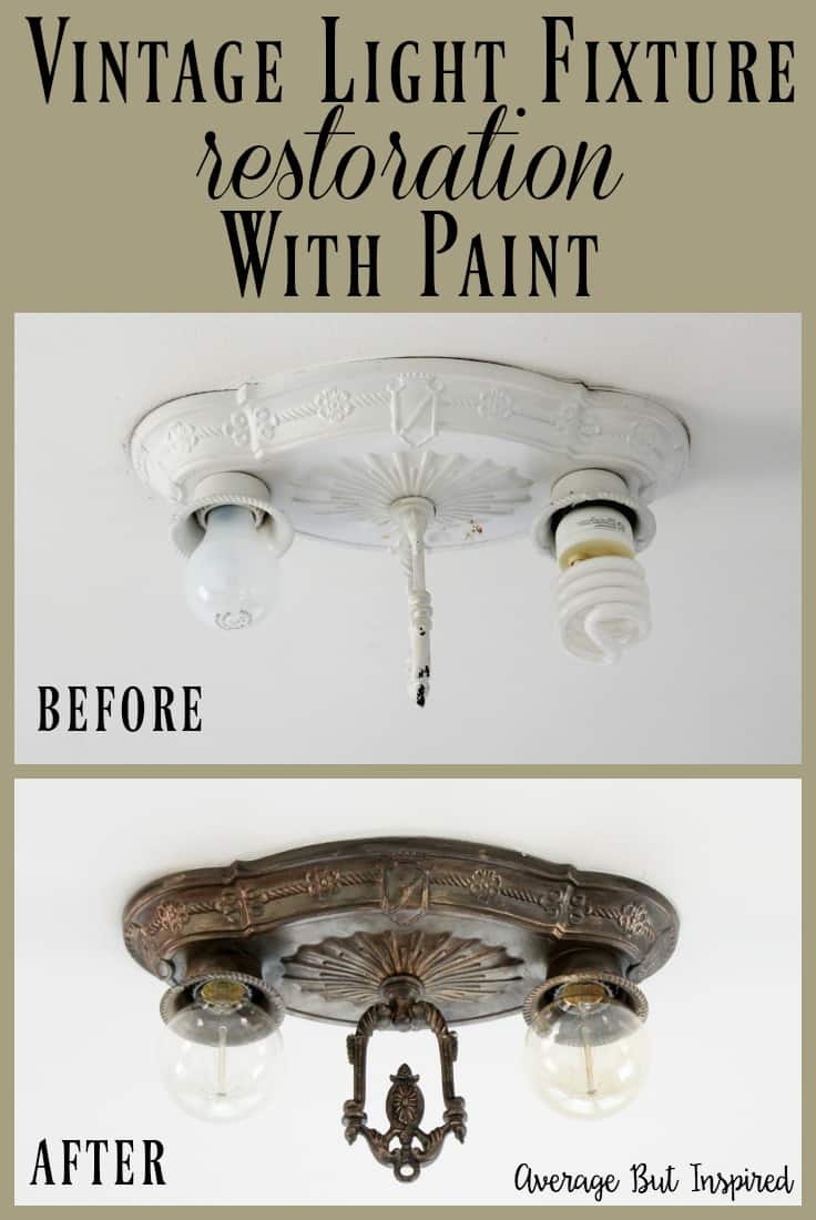 EASY DIY Chalk Spray Paint Used BRASS Lamps 