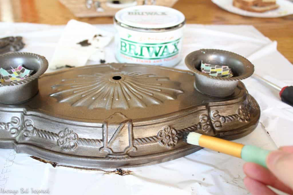 How To: Create An Antique Brass Finish  Gold spray paint, Brass spray  paint, Rub and buff