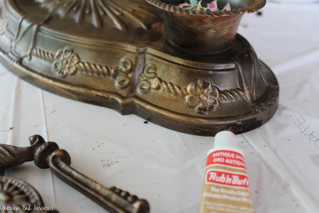 Create a Faux 'Authentic' Antique Brass Effect