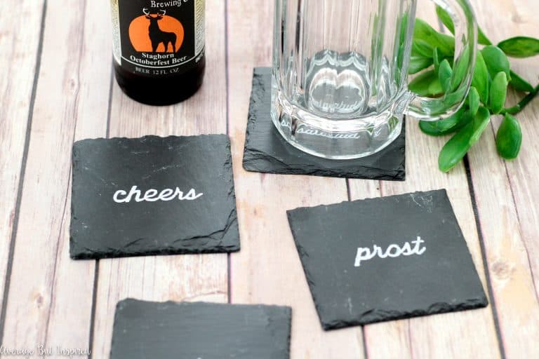 Easy DIY Slate Coasters