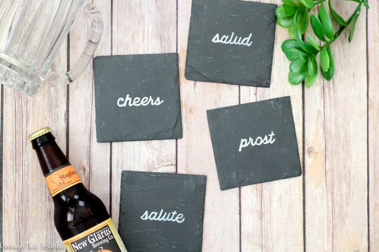 Easy DIY Slate Coasters