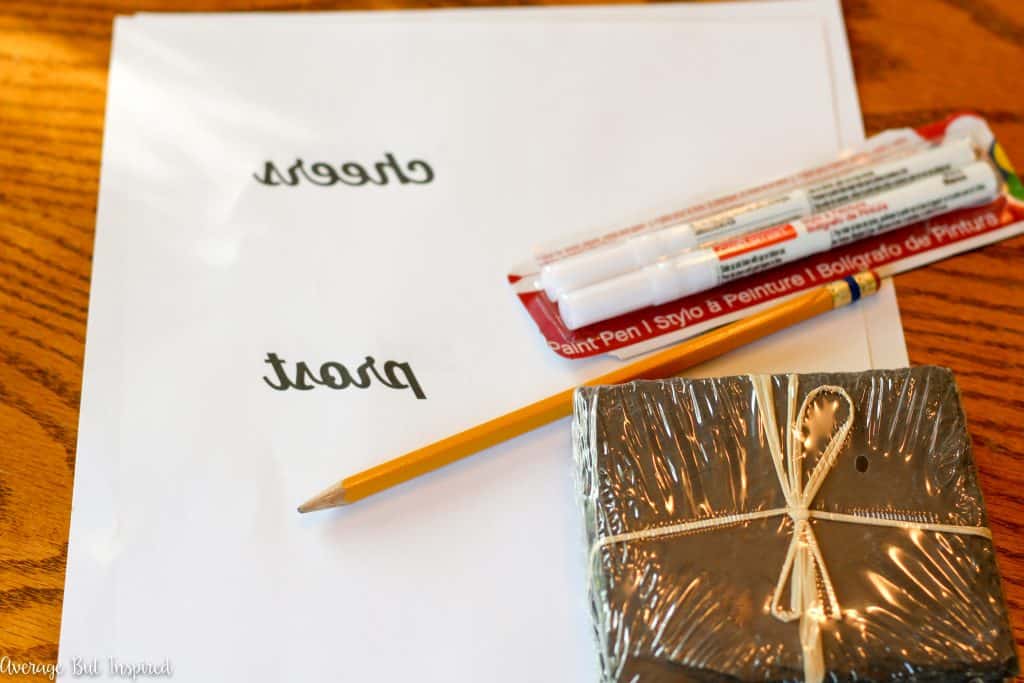 Easy DIY Slate Coasters