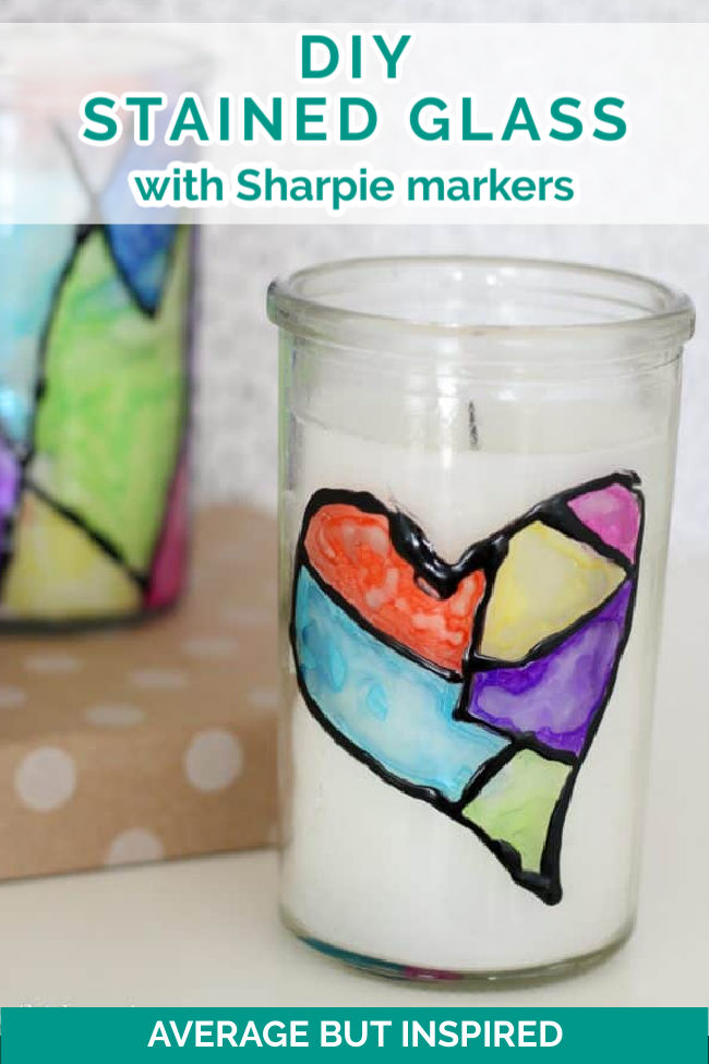 How to Make Stained Glass with Sharpies