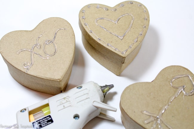  Hobby Lobby Heart Paper Mache Boxes