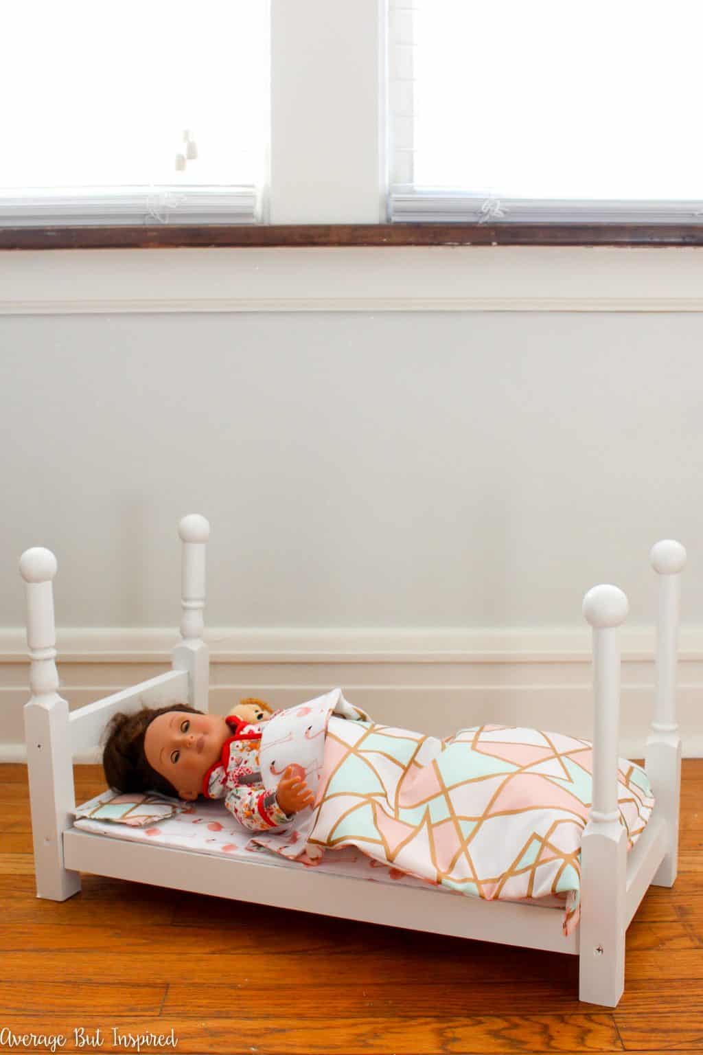 doll bed and highchair set