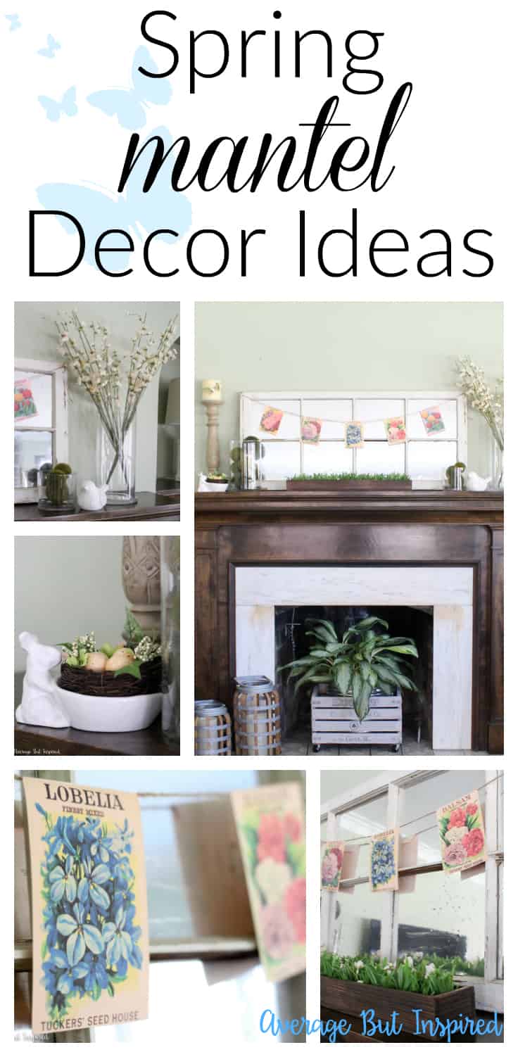 There are so many spring mantel decorating ideas in this post! Blend Easter and spring with this decor ideas that are affordable and easy to replicate.