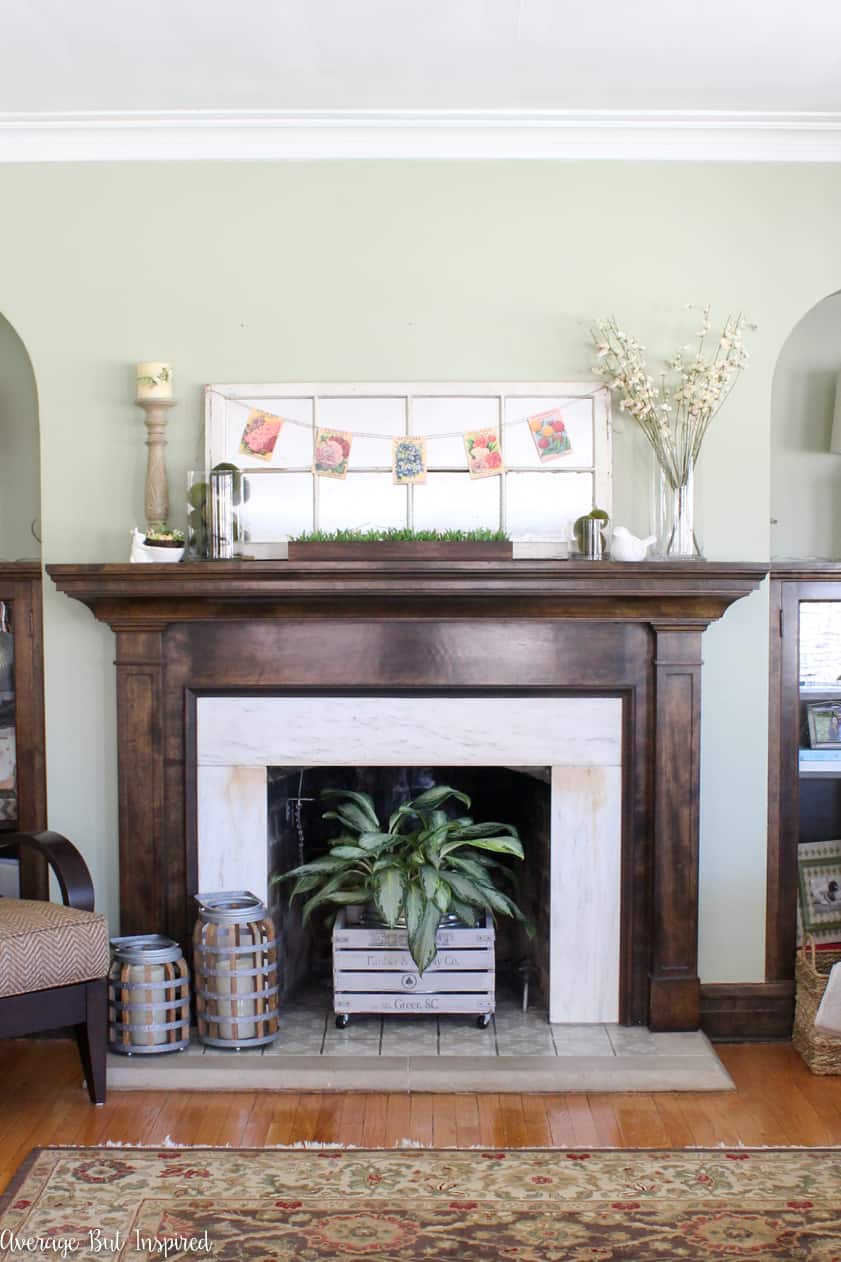 There are so many spring mantel decorating ideas in this post! Blend Easter and spring with this decor ideas that are affordable and easy to replicate.