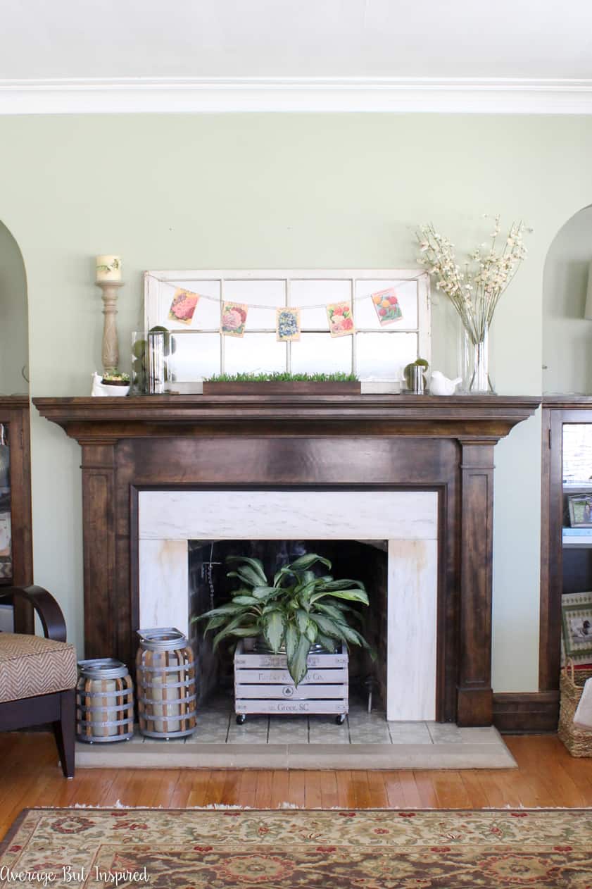 Spring Mantel Decorating Ideas