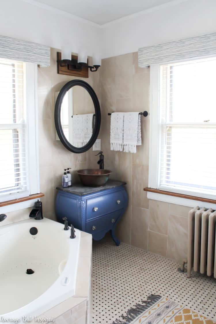 Light and Bright Master Bathroom Makeover