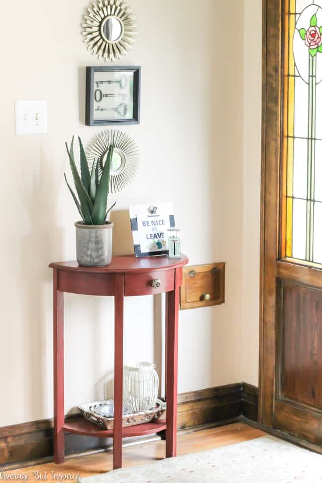 small foyer