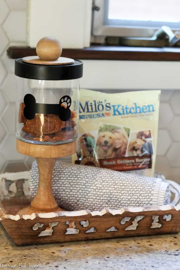 How to Make a DIY Dog Treat Jar Average But Inspired