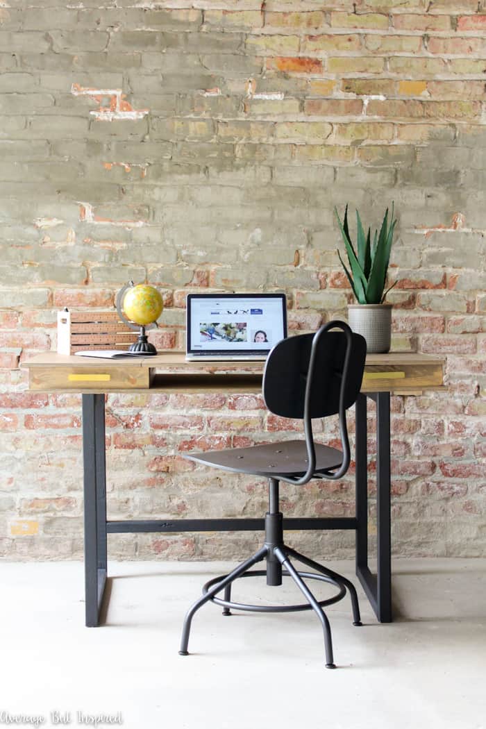 DIY Modern Writing Desk 