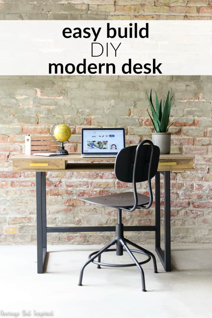 Modern on sale builds desk