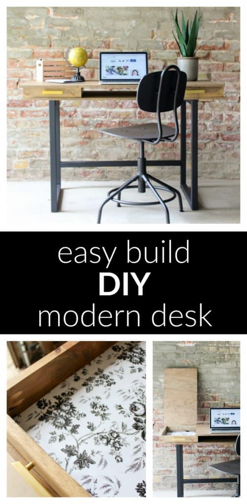 DIY Modern Desk A Beginner Woodworking Project