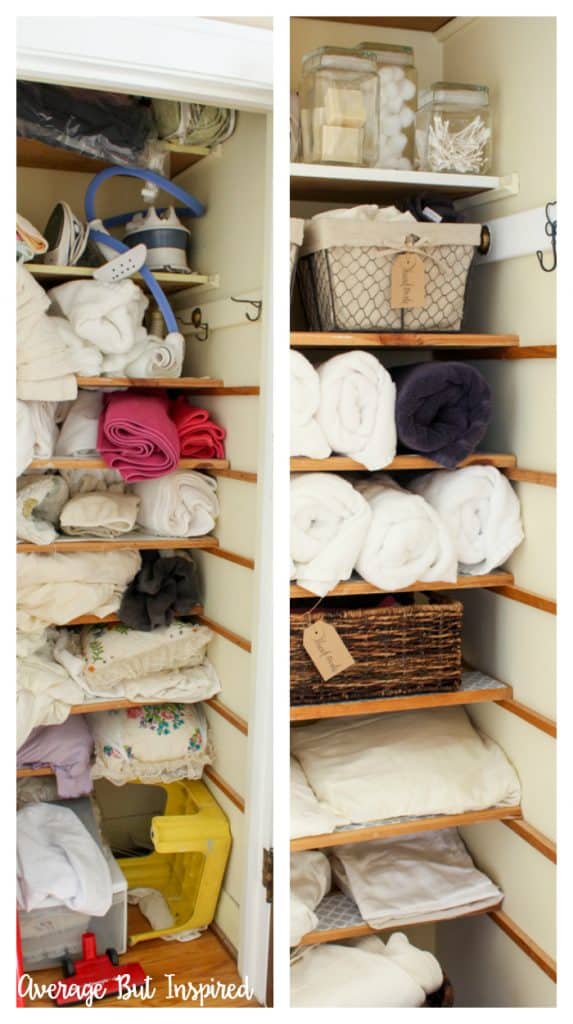 https://averageinspired.com/wp-content/uploads/2018/01/Linen-Closet-Makeover-Side-by-Side-573x1024.jpg