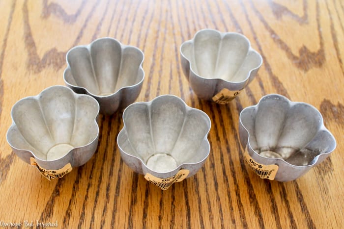 Upcycled Mini Jello Mold Planter Tray - Average But Inspired