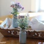 Dollar Store DIY Salt and Pepper Shaker Bud Vases