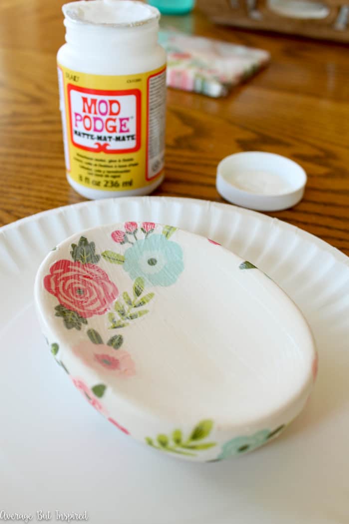 Floral Trinket Dish (Thrifted)