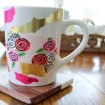 How to Make a Bold DIY Tissue Paper Mug