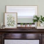 Summer Mantel and Decor Updates in the Living Room