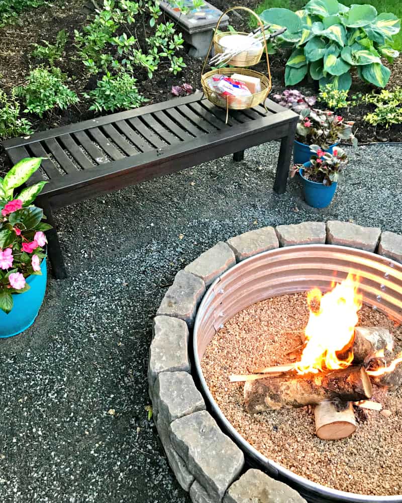 How to Build a Custom Backyard Fire Pit - Average But Inspired