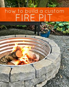 How to Build a Backyard Fire Pit - Average But Inspired