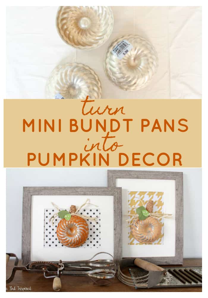 Mini Bundt Cake Pan Pumpkins