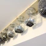 DIY Hanging Mason Jar Storage