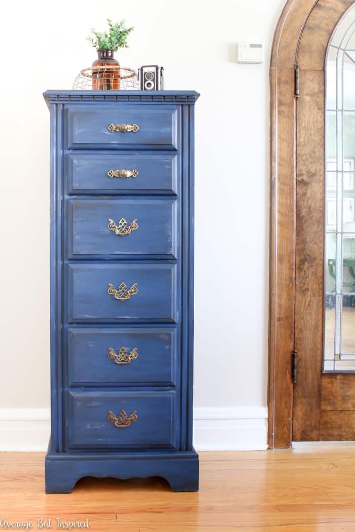 You Need To Try Out This Faux Denim Finish For Furniture 